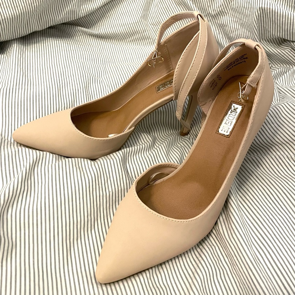 Peach High Heels